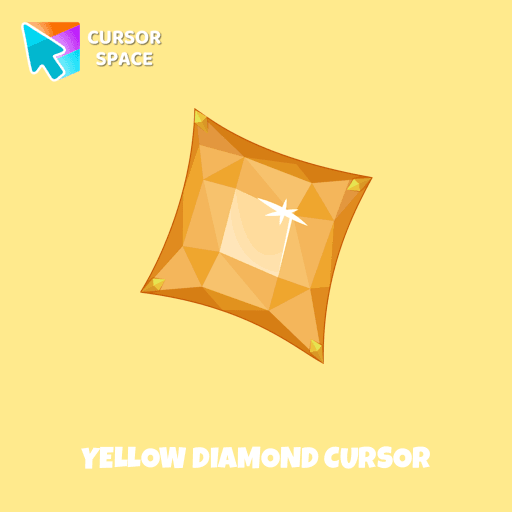 Yellow Diamond cursor arrow cursor
